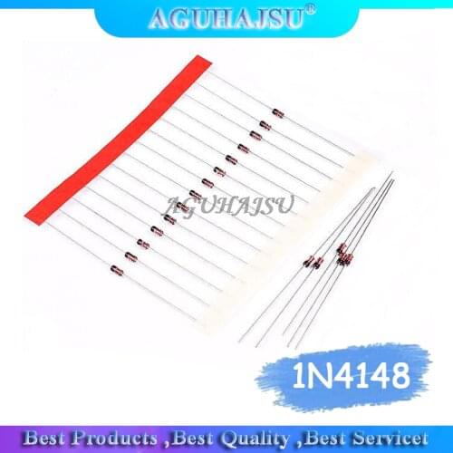 100PCS 1N4148 do-35 IN4148 High-speed switching New original
