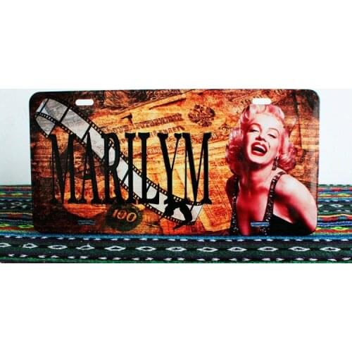 50pcs/lot Metal Sign shabby chic moive stars Tin signs Art wall decor Bar Cafe Retro decoration metal painting Q-64 mix order 30