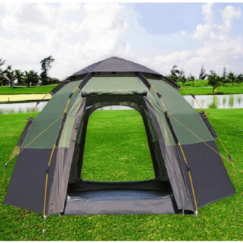 2020 New 5-8 People Automatic Outdoor Camping Rainproof Tent Easy Instant Setup Protable Pop Up Mongolian 4 Seasons Travel Tent