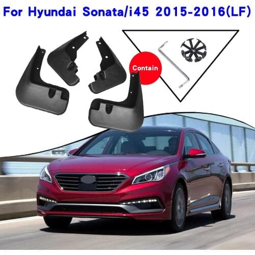 Car Fender Accessories For Hyundai Sonata ECO SE i45 LF 2015-2016 Mudguards Splash Guards Fender Mudflaps Car Fender Mud Flaps