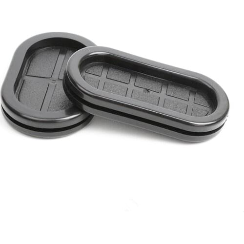 10pcs Ellipse External Circlip Rubber Grommet Gasket For Protects Wire Cable And Hose Custom Part Seal Assortment Set with Case