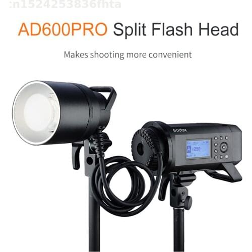 Godox H600P Hand-Held Extension Extra Head Bowens Mount for Godox AD600Pro AD600 Pro TTL HSS Flash Strobe