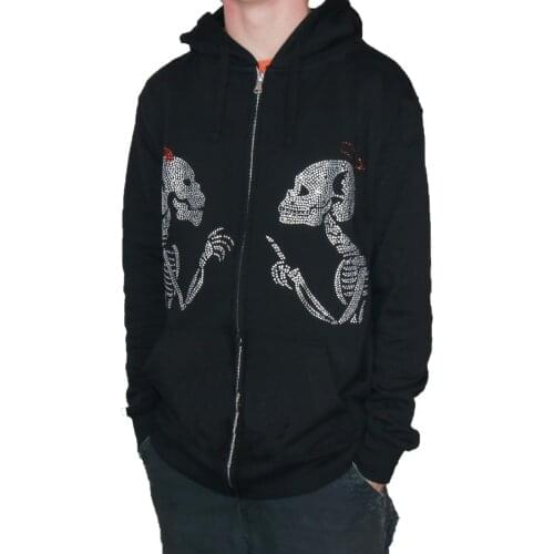 HengShunRui Men's Zip Hoodies