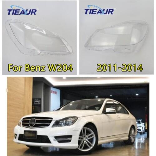 Lens Cover For C-Class W204 Headlight Transparent FOR C180 C200 C250 C260 11-14 Headlamp shell Clear Replacement