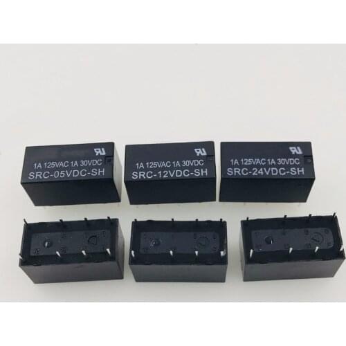New Relay SRA-05VDC-AL SRA-12VDC-CL SRC-09VDC-SH 12VDC 24VDC