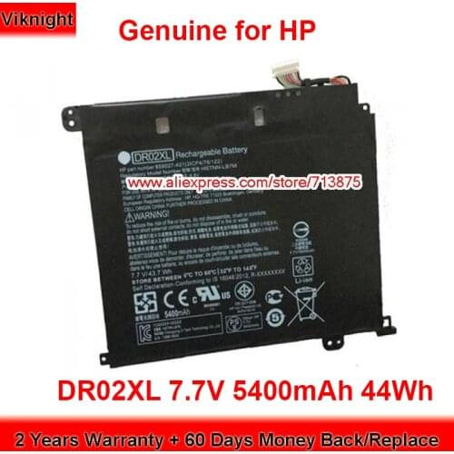 Genuine DR02XL Battery HSTNN-IB7M for HP Chromebook 11 G5 11-V001NA 11-V051NA 11-V021NB 7.7V 5400mAh 44Wh