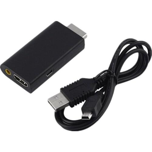 Portable for PS2 to HDMI Audio Video Converter Adapter AV HDMI Cable For PlayStation 2 Plug And Play Parts