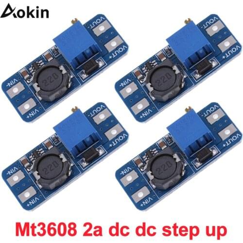 Mt3608 2a dc step up High power dc voltage regulator step-up regulator Boost Converter Power Supply Module for arduino