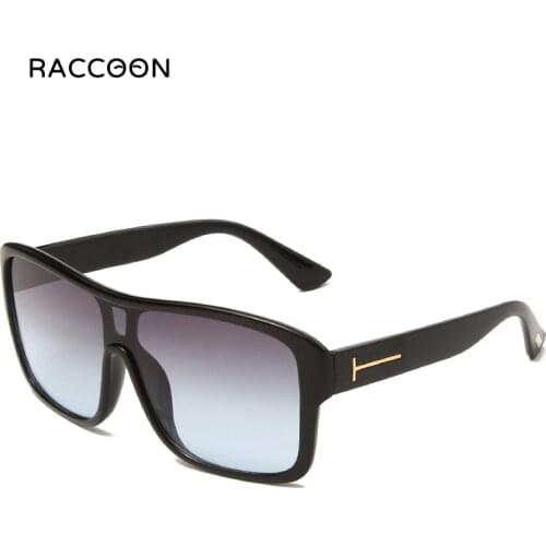2021 New Oversized Sunglasses Fashion Vintage Sun Glasses Men Women T Tom Gradient Lens Luxury Brand Designer Big Frame Eyewear