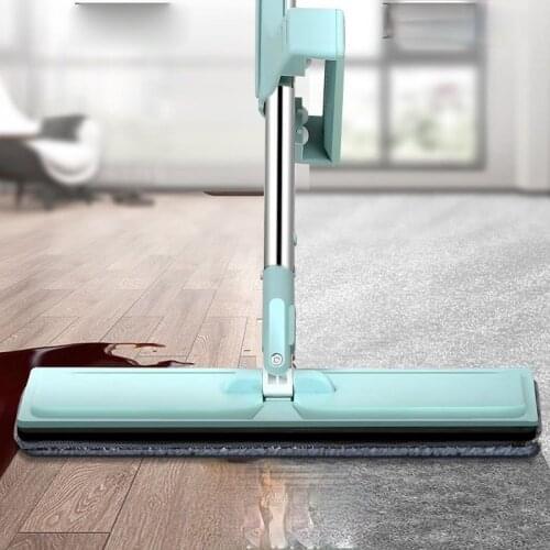 Microfibre Cleaning Cloth Mop Cleaner Floor Tools Wash Dry Reusable Lazy Mops Easy Wring Fregona Household Cleaning Tools DF50TB