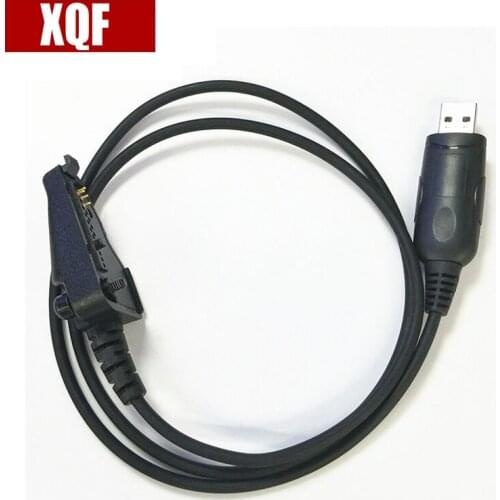 XQF 10PCS USB Programming Cable for Kenwood Radio TK2140 TK3140 TK3180 TK385 TK-290 RPC-K3-U (Black)