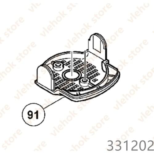 TAIL COVER for hitachi DH38SS DH38MS DH38YE2 331202 Power Tool Accessories Electric tools part