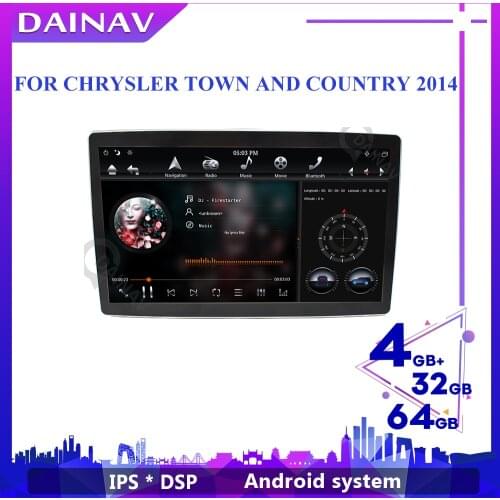 12.8 inch 2 din Car Stereo GPS Player Rotation Radio Universal FOR CHRYSLER TOWN AND COUNTRY 2014 Car Radio Head Unit Autoradio