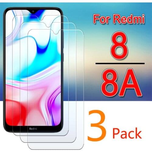 3 Pack Screenprotector Note8 Pro Redmi 8 Glass Protective For Xiaomi Readmi 8a 8 A Screen Protector Case Redmi8 Redmi8a A8 Verre