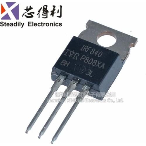 5pcs/lot Brand New & Original IRF840PBF FET/8A/500V TO-220