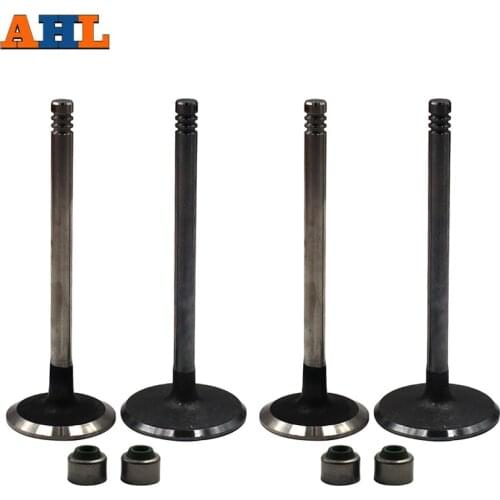 Motorcycle Engine System Parts Intake Exhaust Valve Kit with Valve Stem seals For BMW F650 1992-1999 (2 intake & 2 exhaust )