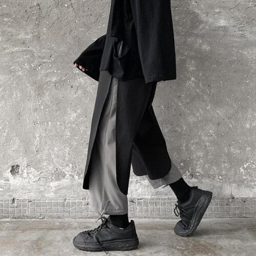 2021 New Mens Pants Cargo Pants Casual Oversize Trousers Streetwear Calf-Length Trousers Hip Hop Male Sweatpants