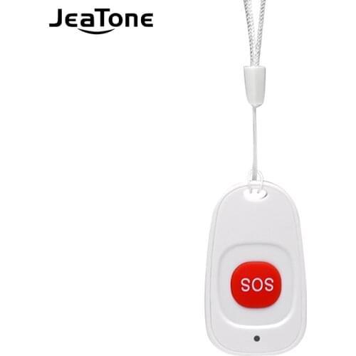JeaTone Wireless SOS Emergency Panic button for elderly Alarm Sensor Home Burglar Alarm 433MHz for PS85 Security Alarm System