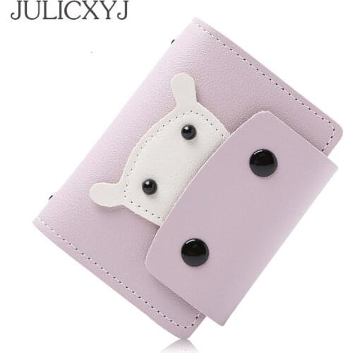 JULICXYJ 24 Card Slots Women Cute Cow Card Holder High Quality Pu Leather ID Credit Card Bag Case Passport Cover For Girl Boy