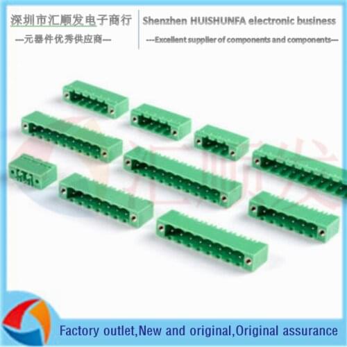 KF2EDGVM straight pin socket with ear positioning hole seat 300V/10A5.08mm pitch pluggable terminal block