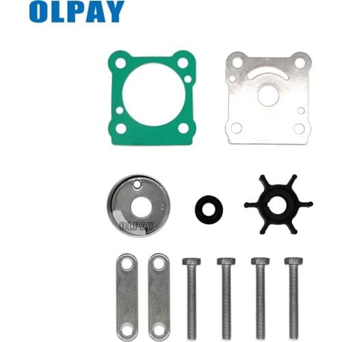 6N0-W0078 Water Pump Impeller Kit for Yamaha Outboard Motor 2 Stroke 6HP 8HP 18-3460 6G1-W0078-A1 6N0-W0078-00 6G1-W0078-A0