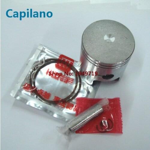 Motorcycle piston kit with piston ring piston pin and piston pin lock for suzuki AG100 2 stroke engine parts