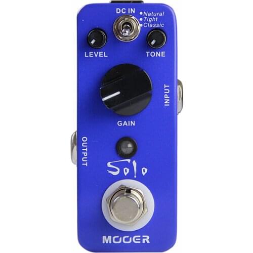 MOOER SOLO High-Gain Distortion Guitar Effect Pedal 3 Working Modes True Bypass Full Metal Shell Guitar Parts & Accessories