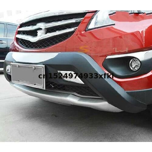 High Quality Car styling Plastic Front+Rear Bumper Guard Protector For Changan CS35 2012-2018 High-quality ABS Chrome