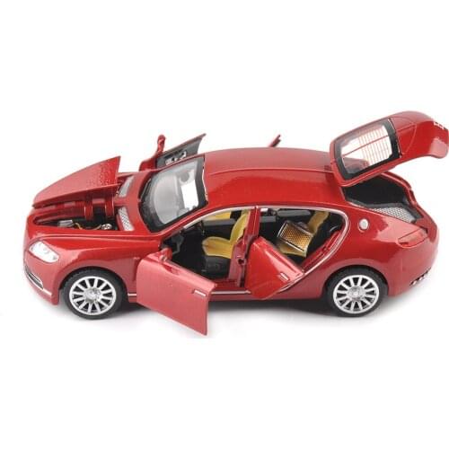 Sound and light 1:32 Bugatti Veyron 16C Galibier Diecast Metal Model Cars Alloy Electronic Car Toys Birthday Christmas Gift