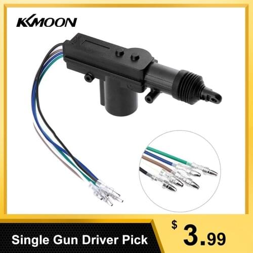 2/5 Car Single Gun Driver Pick Set Latch Car Power Door Lock Actuators 12-Volt Motor Wire Central Locking Universal