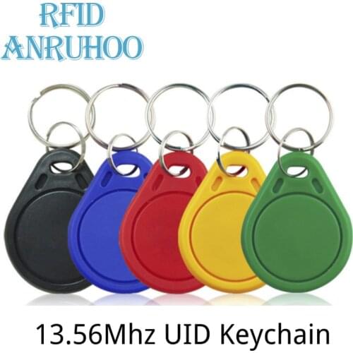 5/10PCS RIFD Smart Chip Card Copy 13.56Mhz Clone Tag ISO14443 1K S50 Key Fob 0 Sector Rewritable Badge IC-UID NFC Token
