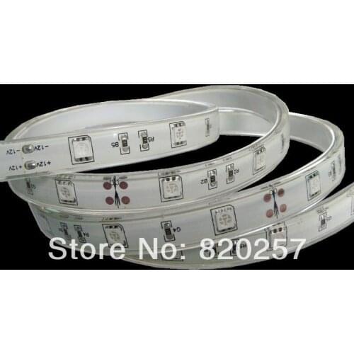 5M Reel DC12V 150PCS smd5050 RGB Waterproof IP68 LED Strip Light