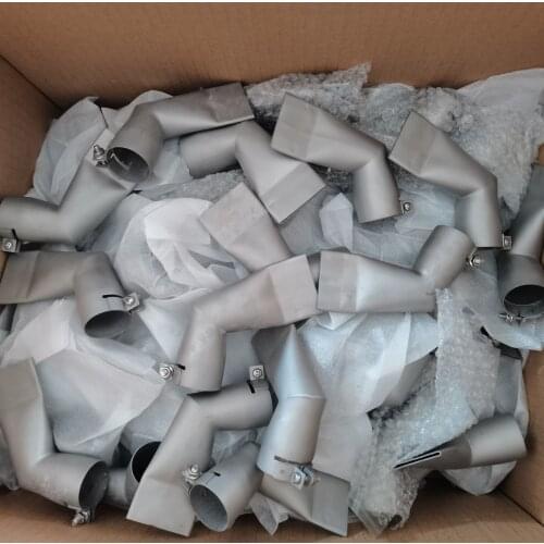 50pcs 60 degree 4cm flat nozzles for hot air plastic welder and welding gun