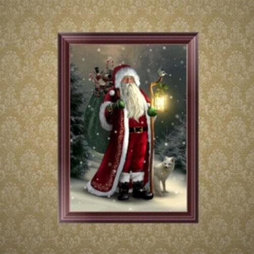 5D DIY Diamond painting Santa Claus Embroidery DIY Art Cross Stitch Xmas Home DecorRamadan Festival Gifts