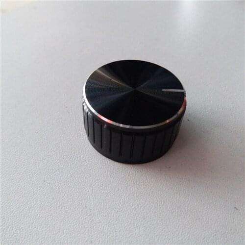 8pcs aluminum plastic cap knob potentiometer knob cap tangential 32*17*6mm black potentiometer switch amplifier