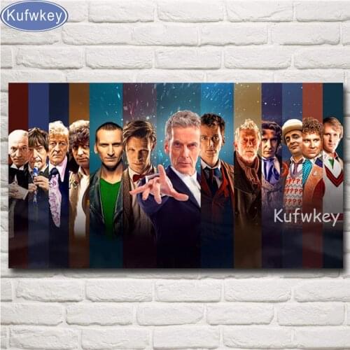 3D Diy Square Diamond Embroidery Doctor Who Television Series of Cross Stitch Resin Full Diamond Painting 5d Big size home Decor