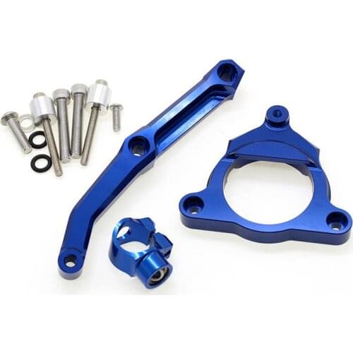 Aluminum Motorcycle Adjustable Steering Stabilizer Damper Mounting Bracket Support Kit For Kawasaki Z800 2013 2014 2015