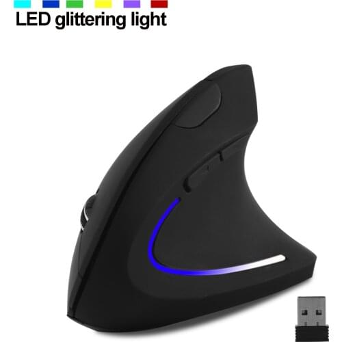 Wireless 2.4G Mouse Wired Vertical Ergonomic Gaming Mause Kit USB Left Hand Upright Gamer Mice For PC Computer Laptop Notebook