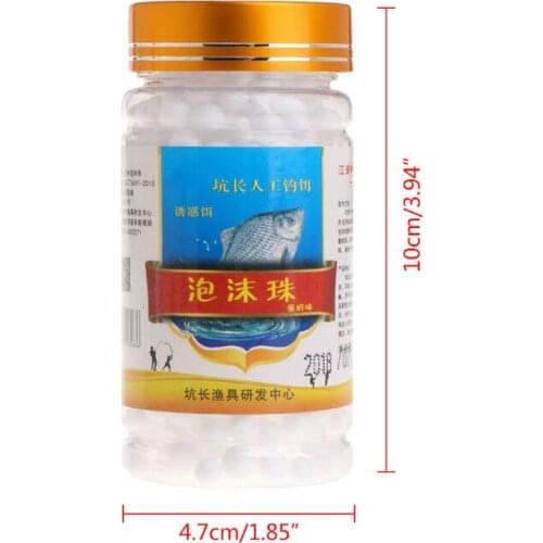 Foam Beads Carp Fishing Bait Lure Tackle Beans Floating Rigging Ball Accessories