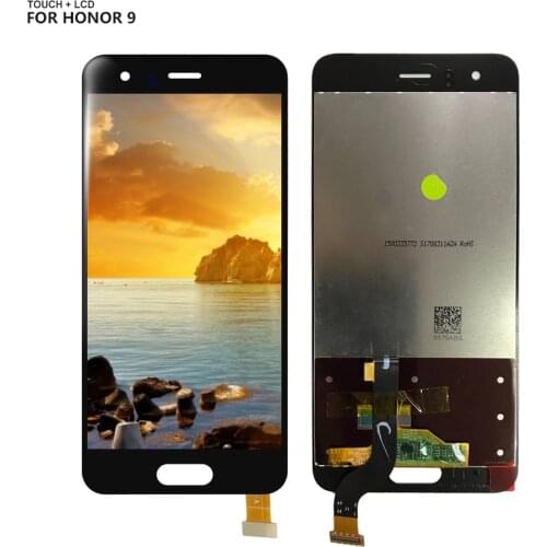 For Huawei Honor 9 Touch Screen Digitizer Glass Panel LCD Display Assembly For Honor 9 LCD Display + Tools + Adhesive