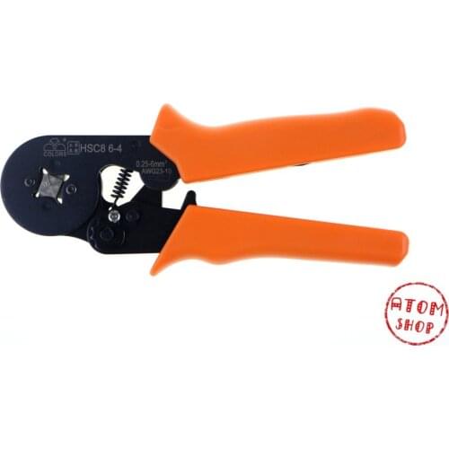 HSC8 6-4 Mini Self-Adjustable Crimping Plier AWG 23-10 Capacity 0.25-6 mm Insulation terminal tool