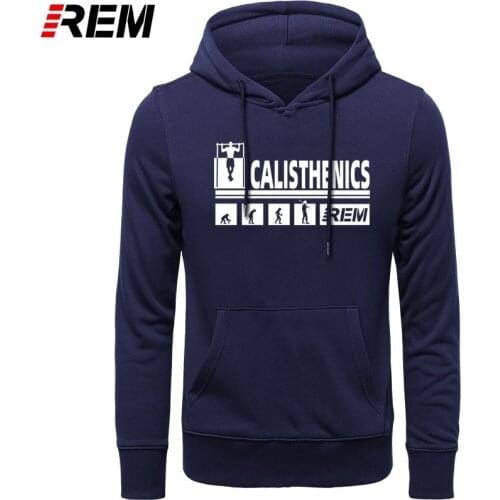 REM Hoodies Cute Male Long-Sleeve Graphic Beach Calisthenics Evolution Calisthenics Hoodies, Sweatshirts