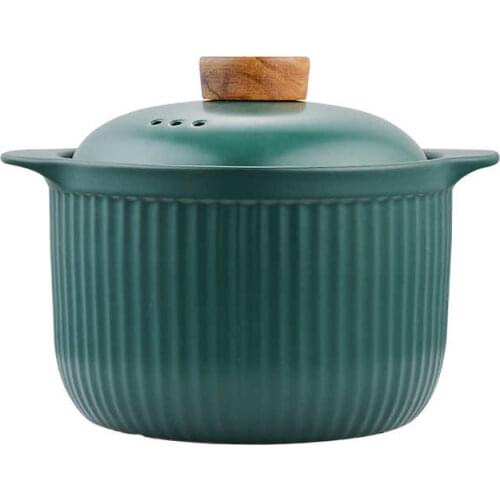 Ceramic Casserole With Lid Clay Pot Large Capacity High Temperature Resistant Saucepan Ceramic Cooker Kitchen Supplies