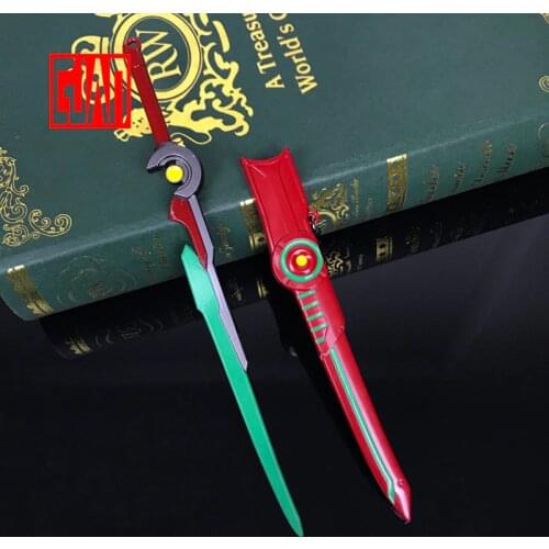 Alloy Sword Toy League Game Peripheral Katana with Sheath Knife Weapon Model Ornaments Metal Crafts