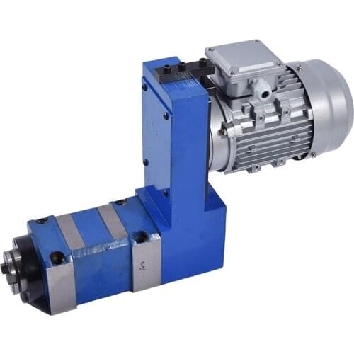 New Boring and milling spindle head combination 02 high speed with 0.75 motor wire cutting bracket 380V 750W MT3 / BT30 / ER25