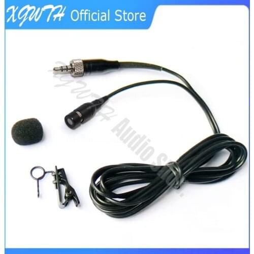 Lavalier Lapel Microphone Hypercardioid Condenser Mic for Sennheiser G1 G2 G3 G4 Wireless Transmitter System Clip-On 1.2m