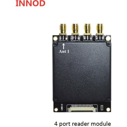 Multi tags reading high performance Ethernet RJ45 interface 4ports uhf rfid impinj r2000 reader module TTL for embedded systems