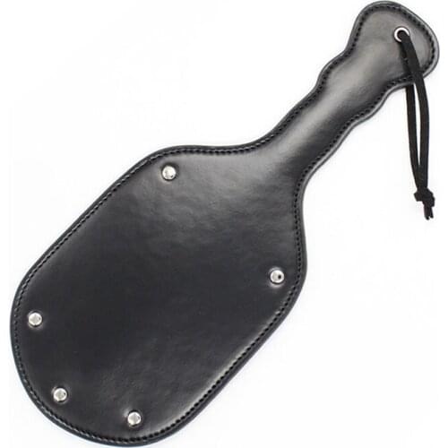 Sex Flirting Whip Sexy Toys Adult Games Leather Spanking Paddle, BDSM Bondage Flogger Whip Beat Ass Submissive Slave Sex Toy O2