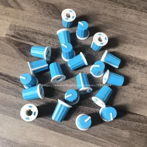 50PCS REPLACE EQ Equalizer / High School Bass Pot Kno MIXER DJM djm-2000 900 850 750 700 800 - DAA1176 DAA1305 BLUE