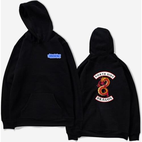 Riverdale South Side Serpents hoodie sweatshirts SouthSide Funny Cartoon Print Women/Men hoodie sweatshirt Pullover Tracksuit